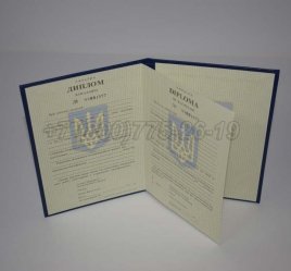Диплом Бакалавра Украины 1995г в Калуге